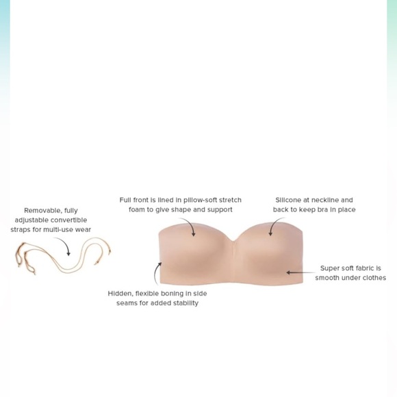 Wacoal Womens Staying Power Strapless Bra - Picture 3 of 5